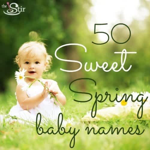 50 Fantastic Spring Inspired Baby Names | CafeMom.com
