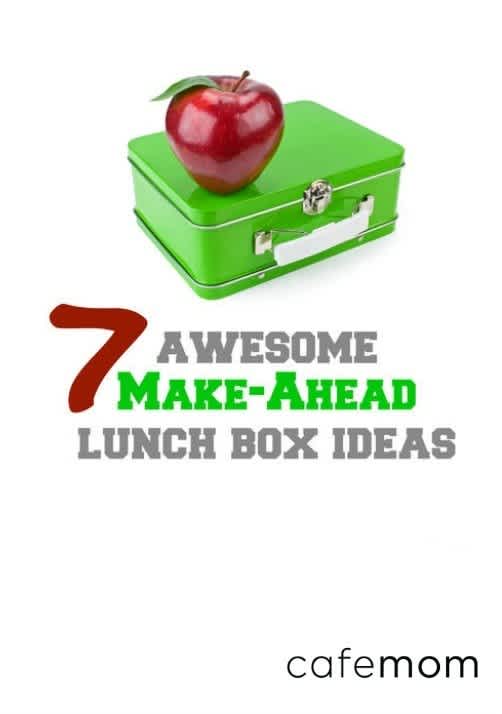 Make Ahead School Lunches Make Ahead School Lunches