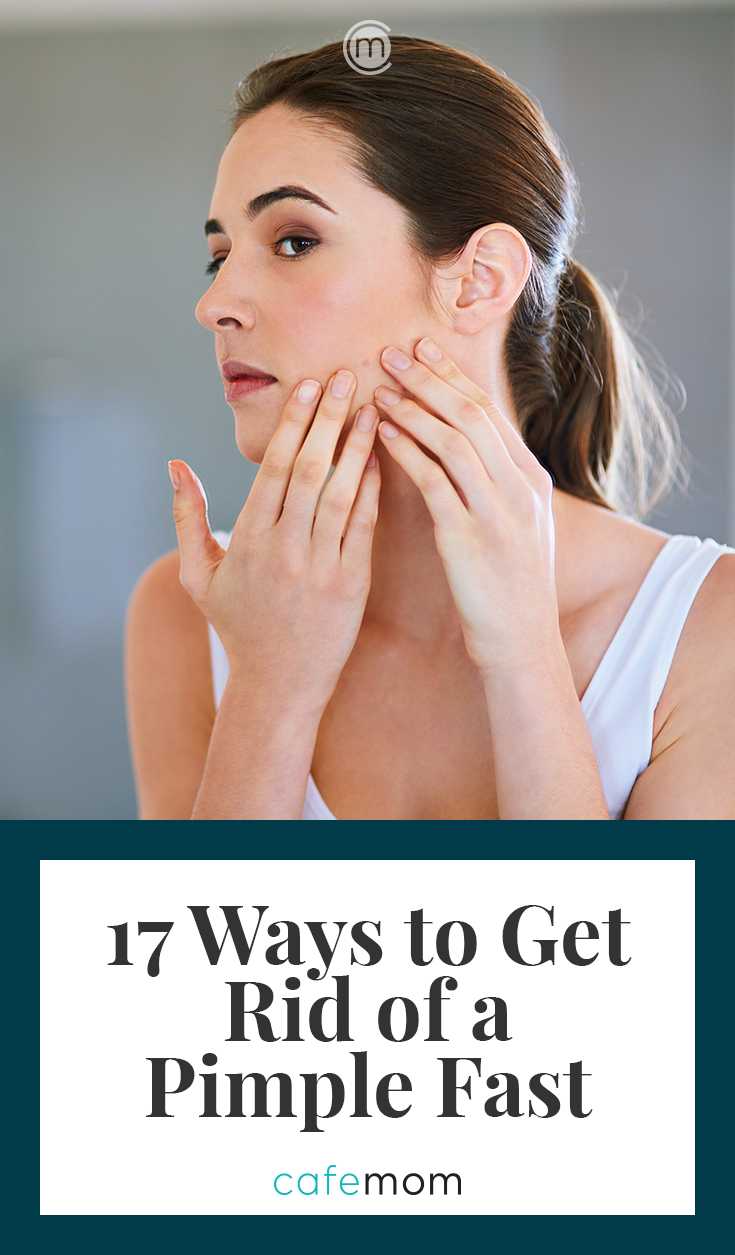 The quickest way to get rid of acne