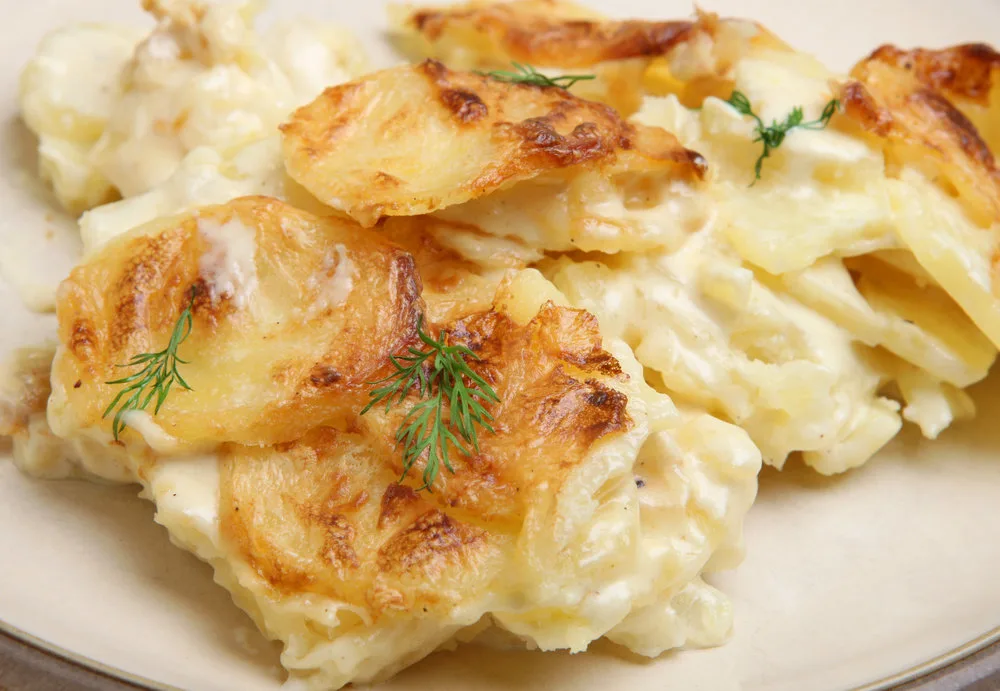 scalloped potatoes