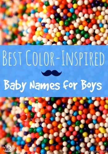 Boy Color Names 30 Best Baby Boy Names Inspired by Colors | CafeMom.com