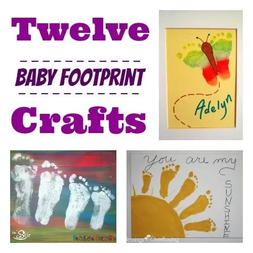 baby footprint crafts