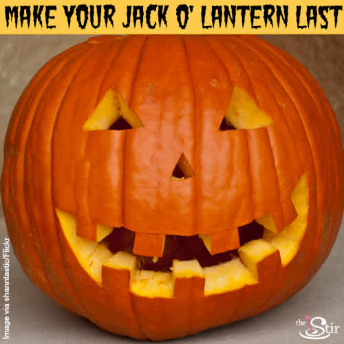 10 Ways to Preserve Your Pumpkin Through Halloween | CafeMom.com