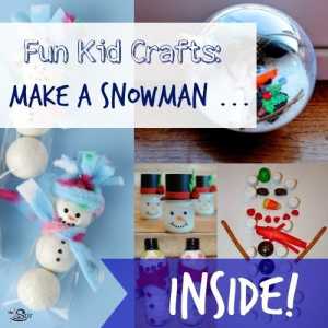 Make a Snowman Indoors: 12 Warm Winter Crafts for Kids | CafeMom.com