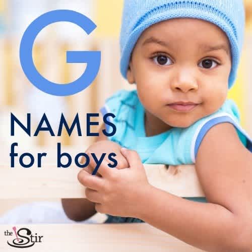 G Common Names 25 Groovy 'G' Names for Baby Boys | CafeMom.com
