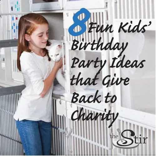 kid charitable birthday party