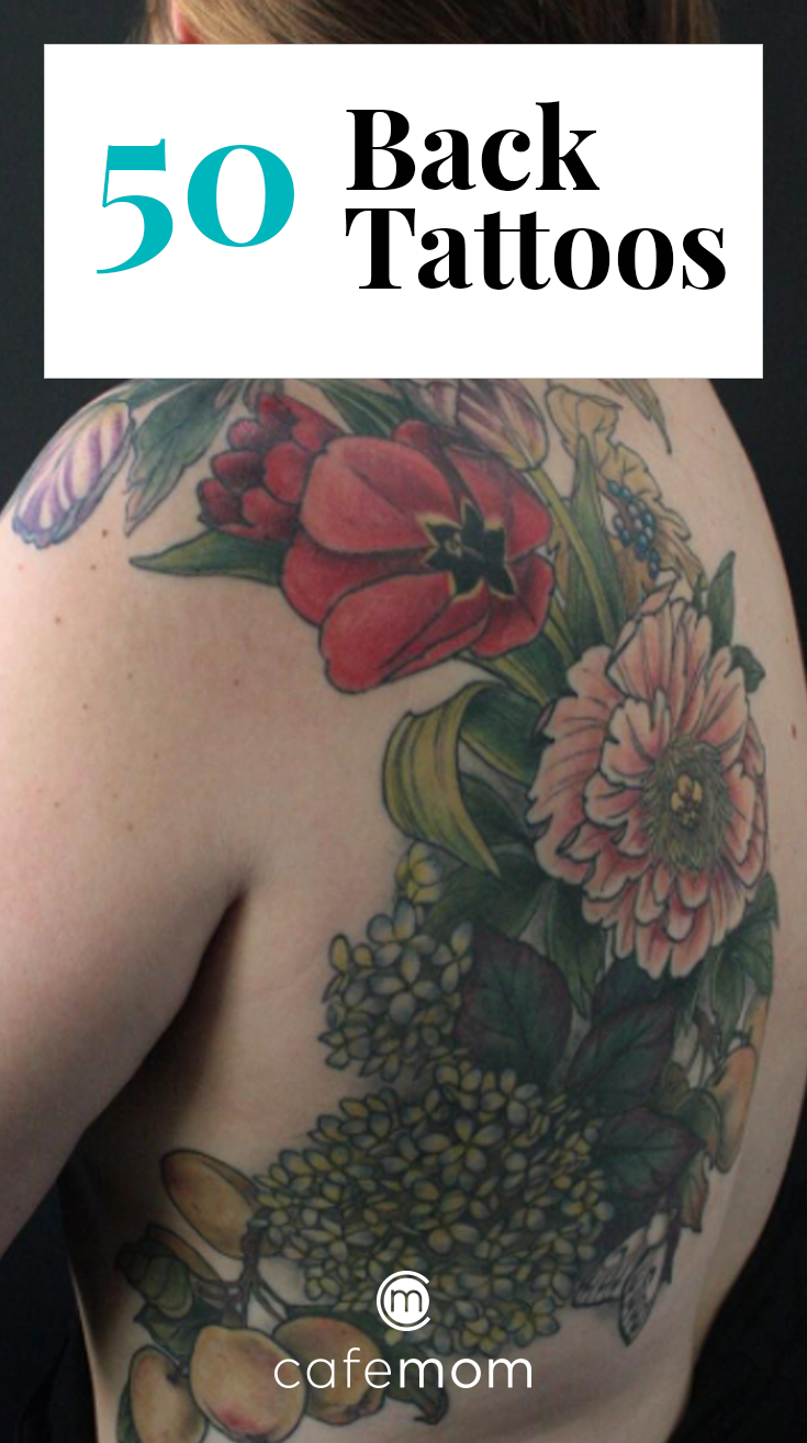 Womens Ornamental Back Tattoo  Best Tattoo Ideas For Men  Women
