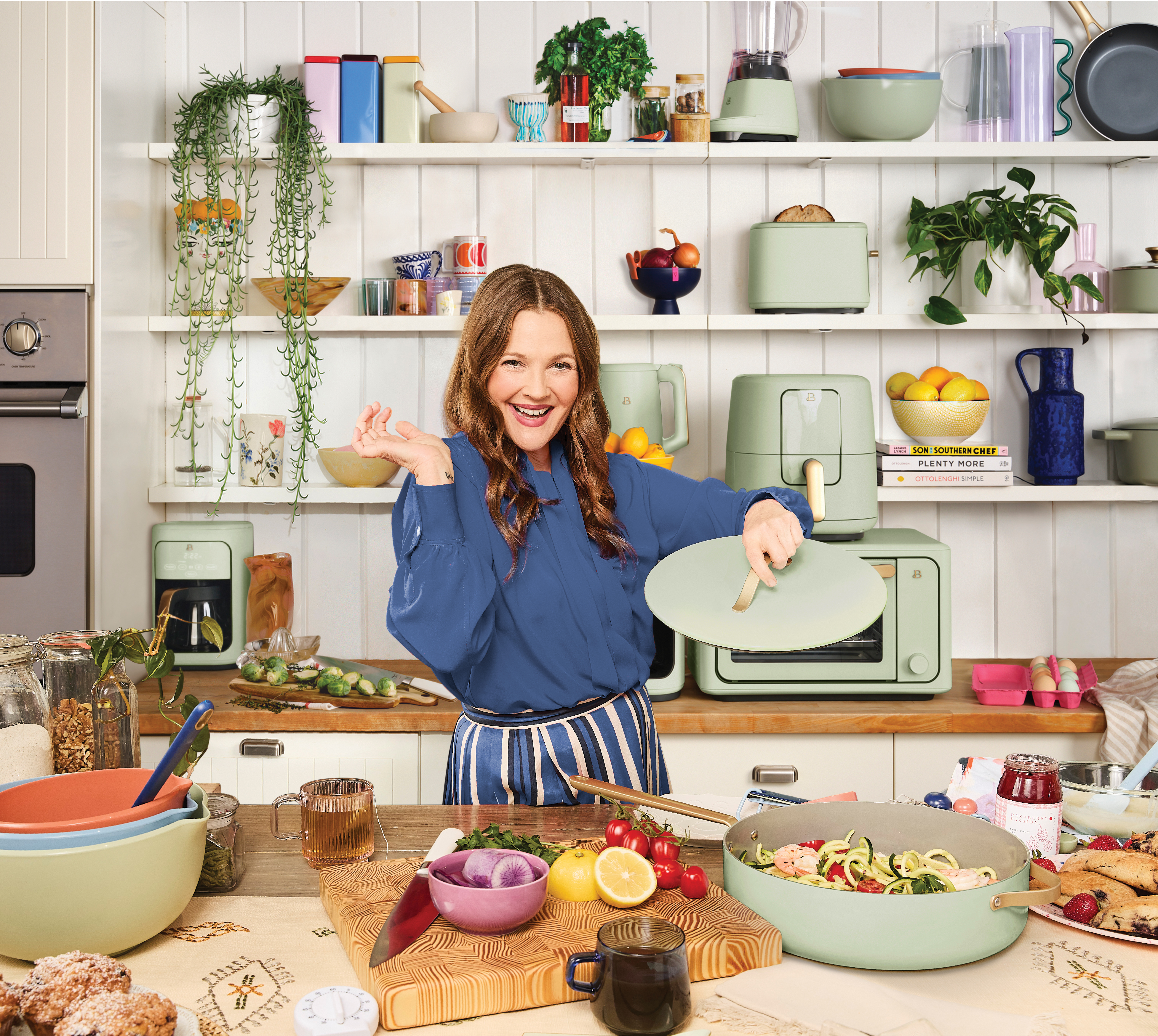 Drew Barrymore's Nonstick Cookware Is Actually Getting Me Excited About
