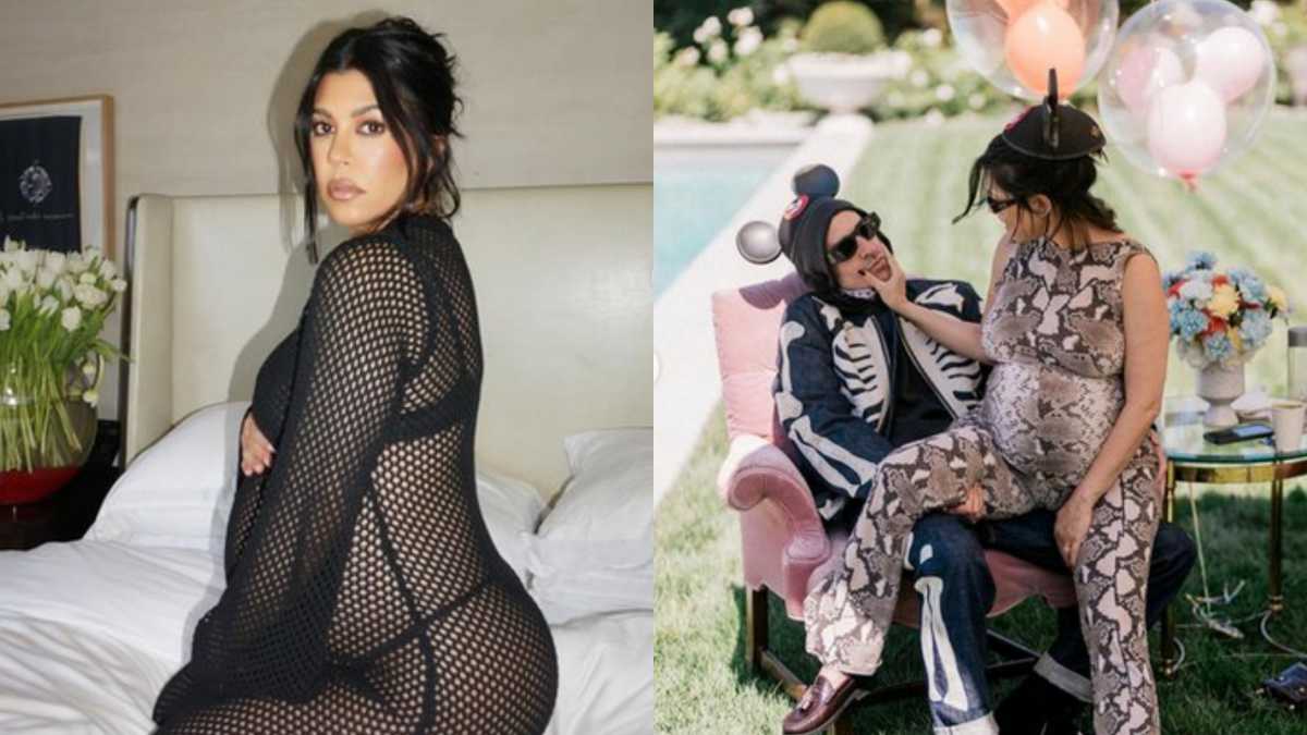 Kourtney Kardashian Showed Off Her Summer Maternity Style in an