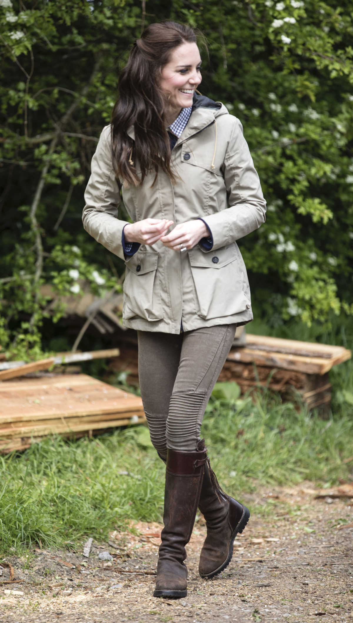 Kate Middleton at a farm