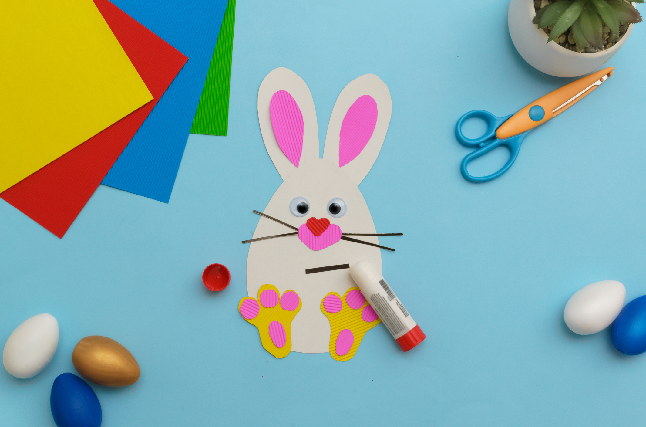 Bunny Rabbit Toilet Paper Roll Craft For Kids - Crafty Morning