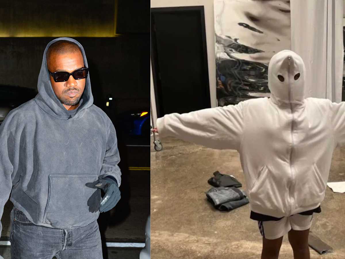 Kanye west white hoodie best sale