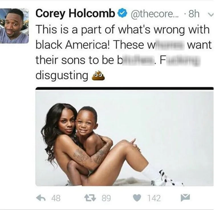 Corey Holocomb tweet