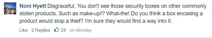 Facebook comment