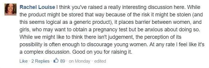 Facebook comment