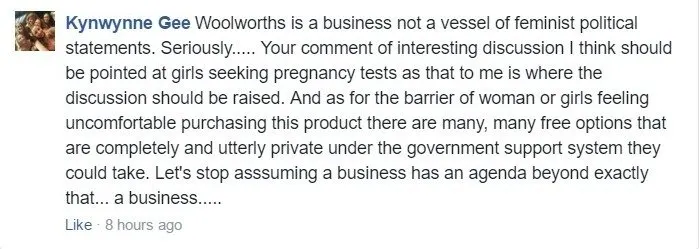 Facebook comment