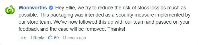 Facebook comment