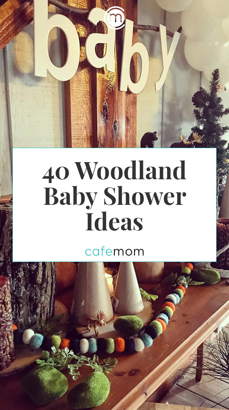 woodland baby shower