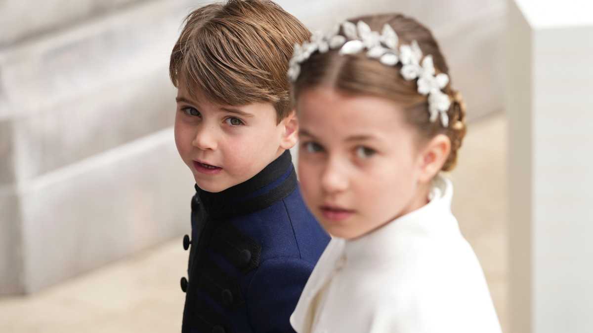 Princess Charlotte Helps Keep Prince Louis Calm at Coronation, But His ...
