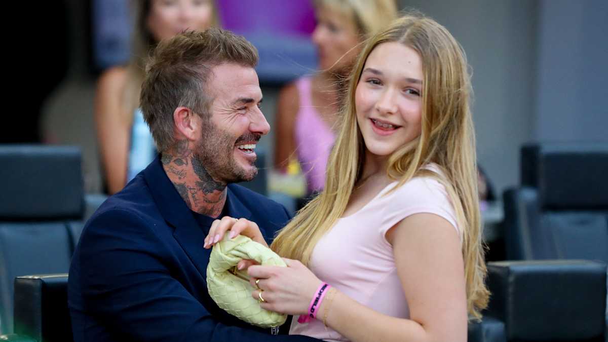 David Beckham Slammed for 'Cringe Worthy' & 'Inappropriate' Photo With Daughter Harper | CafeMom.com