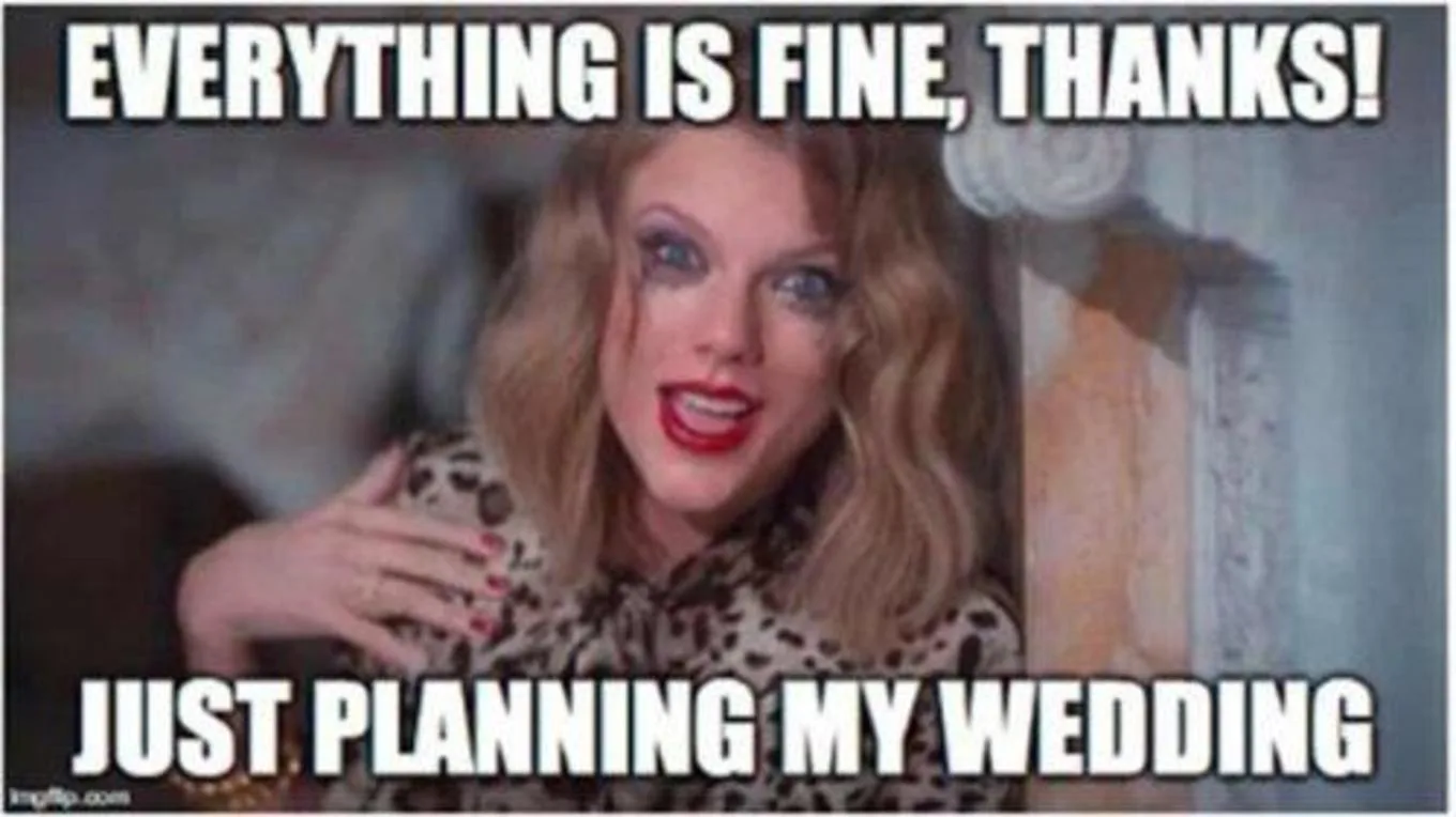 wedding planning meme