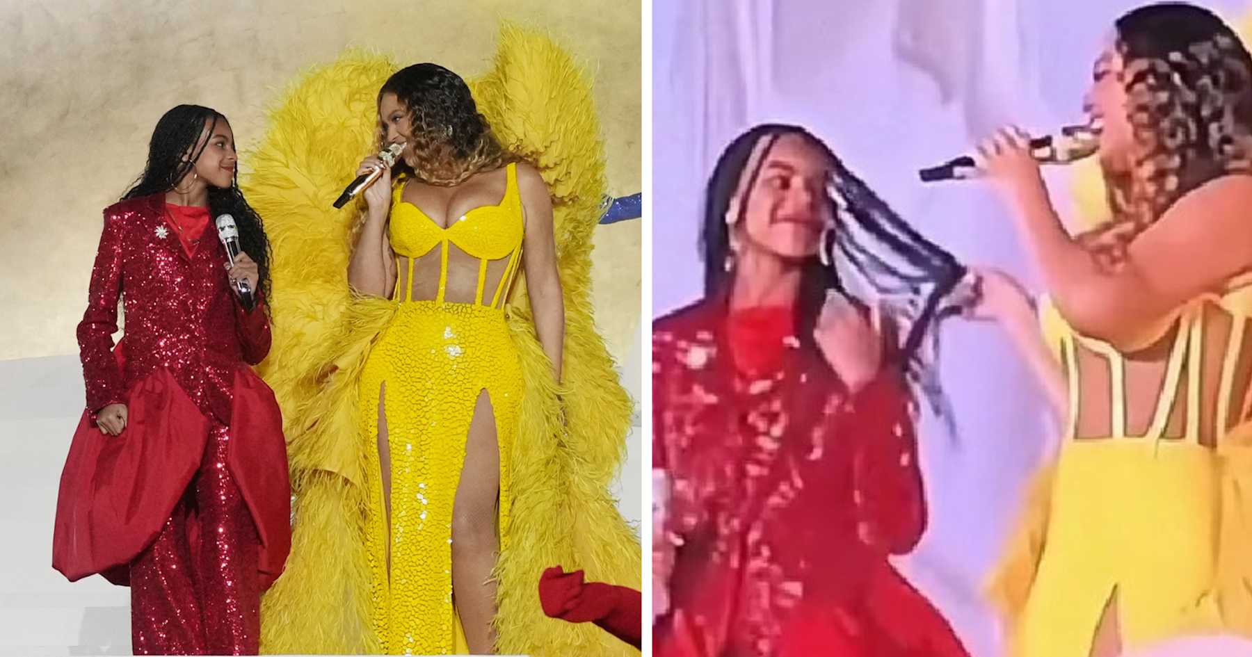 Beyoncé and 11-Year-Old Blue Ivy Perform Onstage Together at Private ...