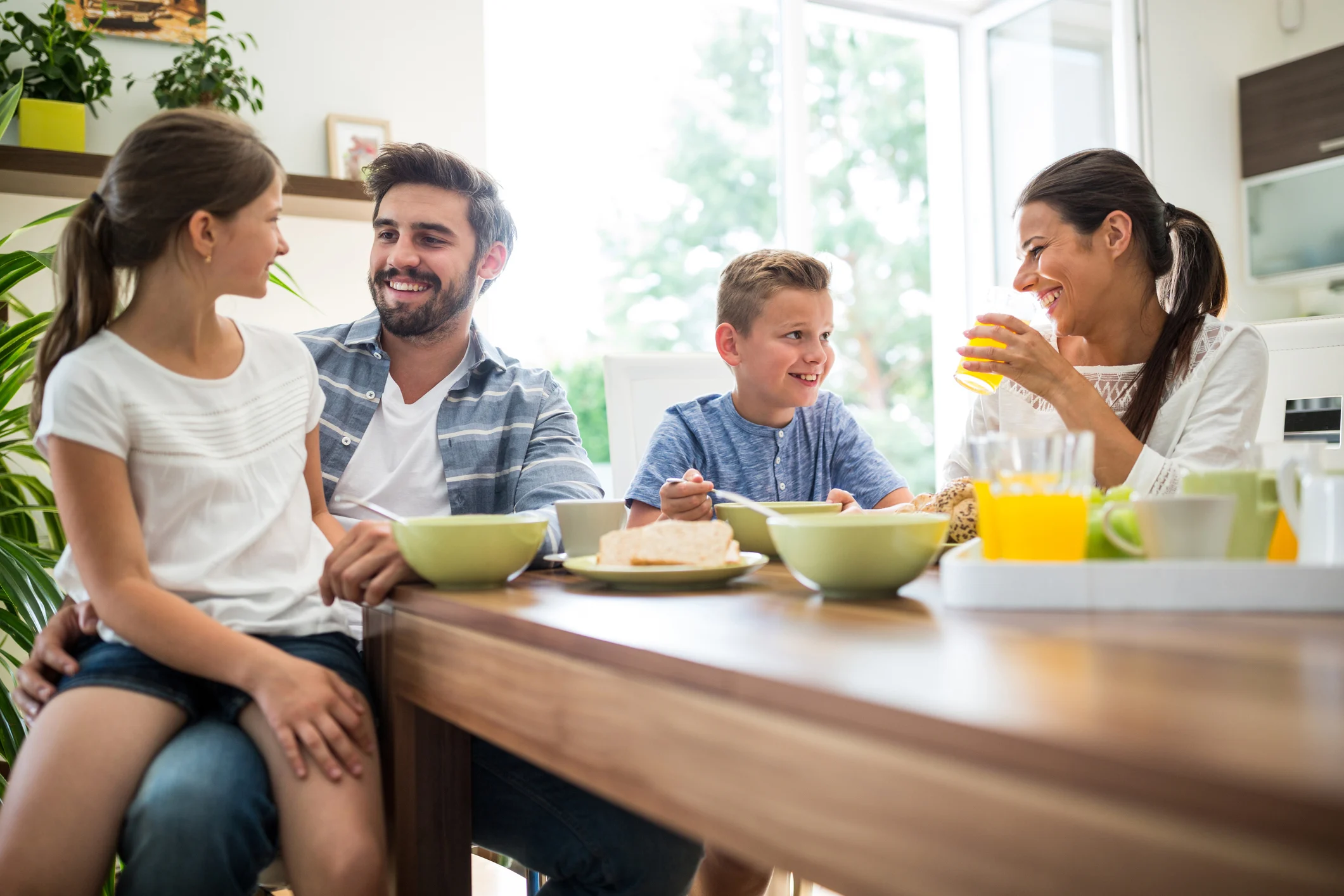 family breakfast