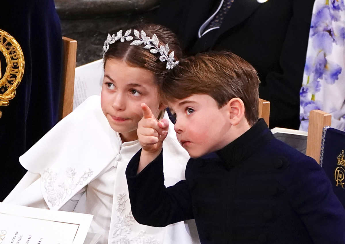 Prince Louis Princess Charlotte coronation