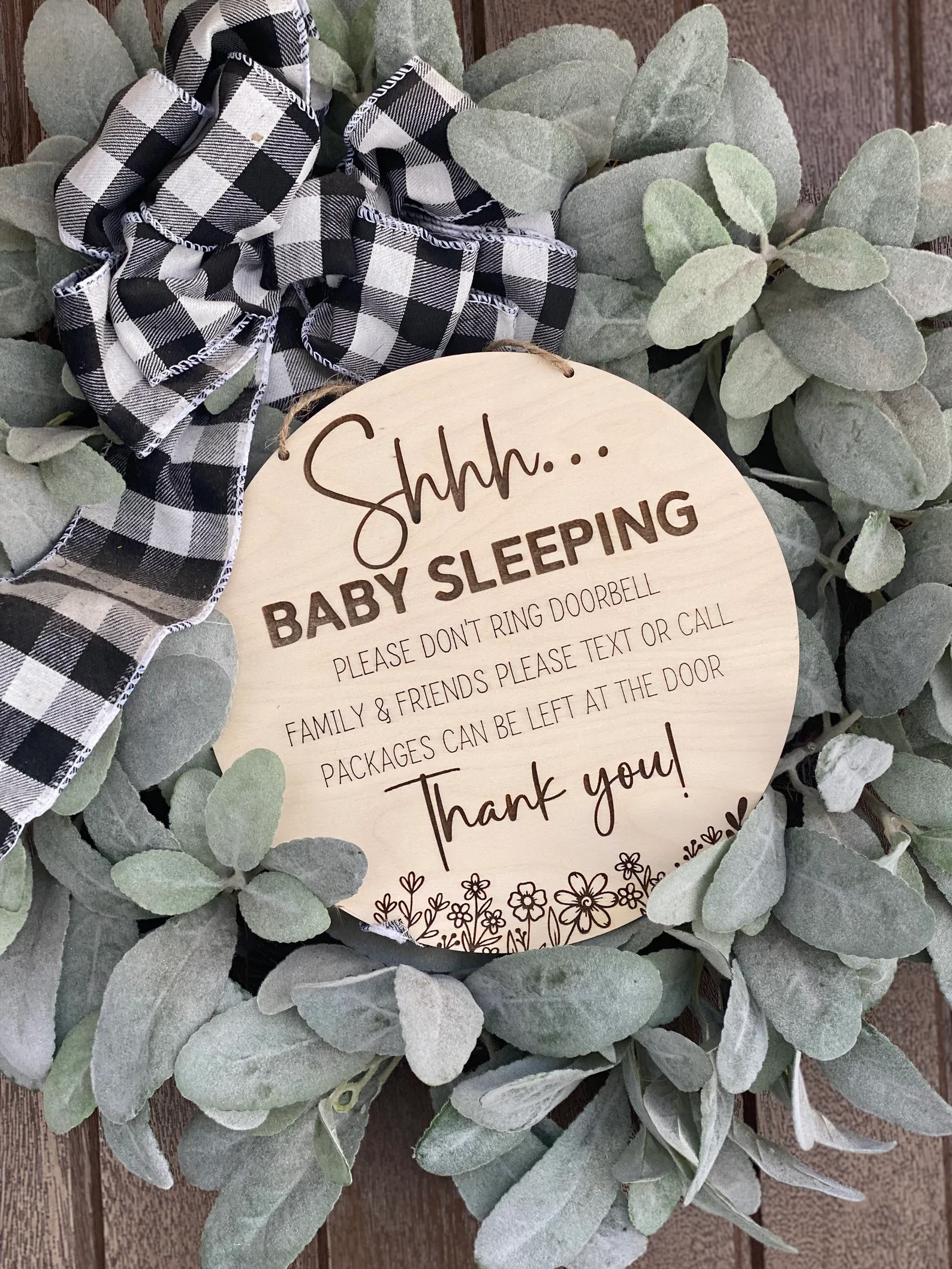 Baby Sleeping Sign