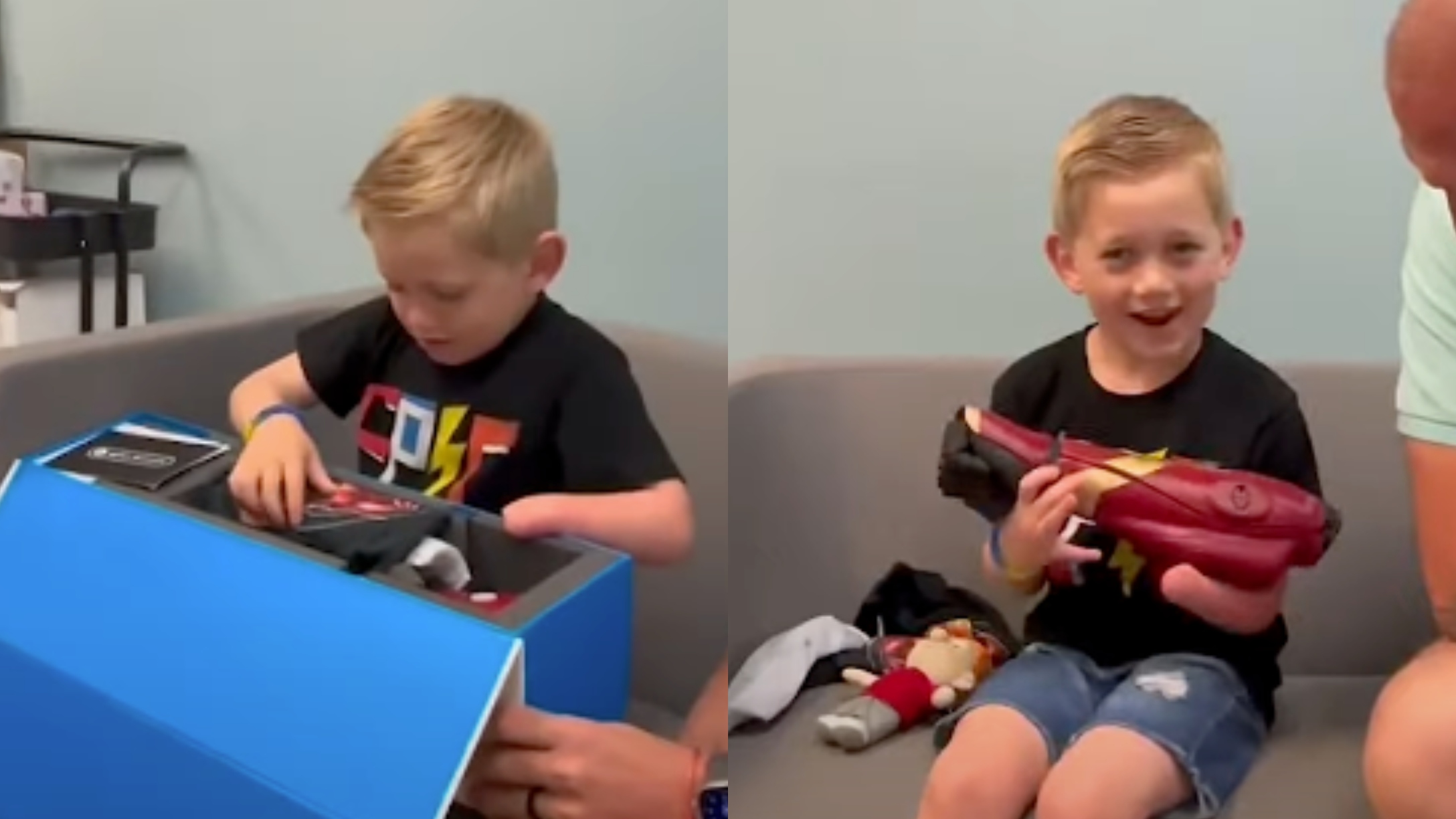 5-Year-Old Boy Born Without Left Hand Receives 'Iron Man' Arm & His ...