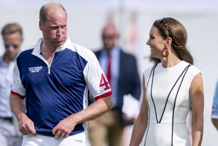 Prince William & Kate Middleton Bring Their Dog Orla to a Charity Polo