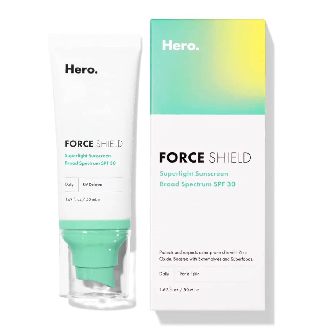 Hero Cosmetics Force Shield Superlight Sunscreen