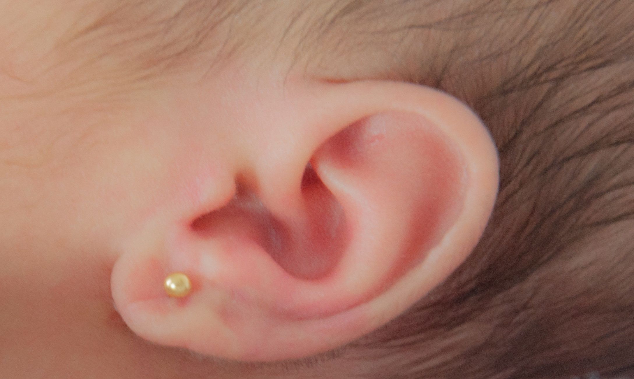 Baby piercing store earrings