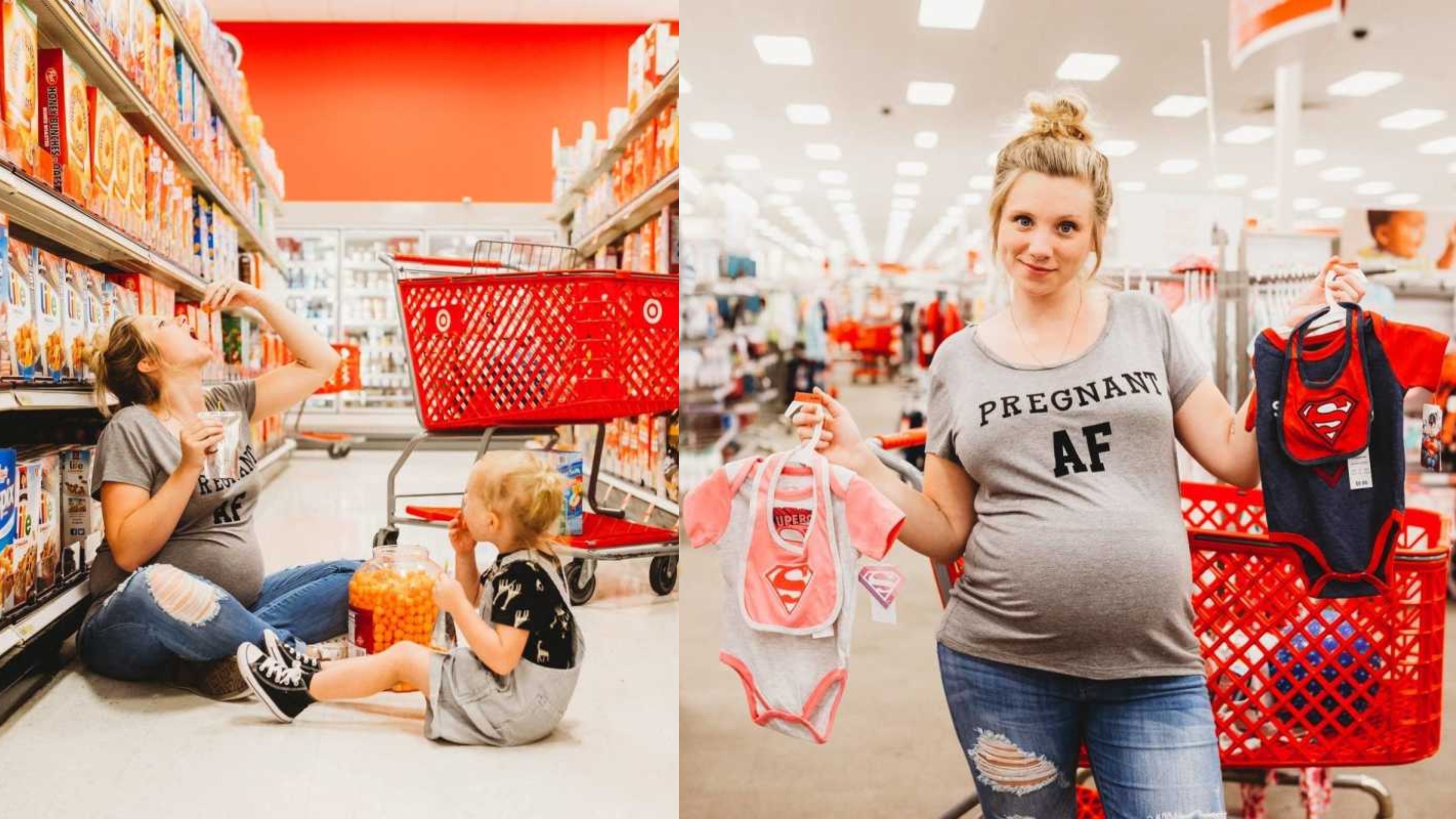 Mom Who Held Her Maternity Shoot in Target Is Wonderfully Relatable ...