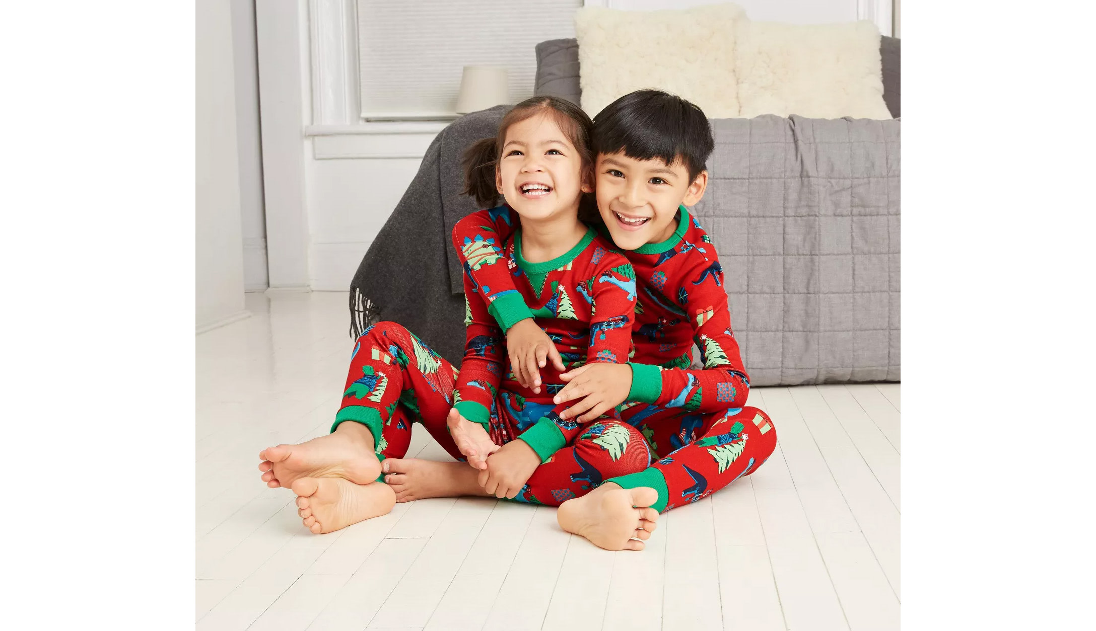 Pajama christmas online card