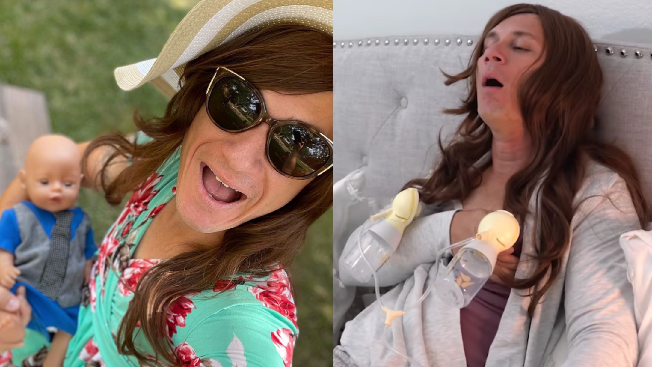 Dad Hilariously Imitates His Wife During the 4th Trimester and It's Super Accurate