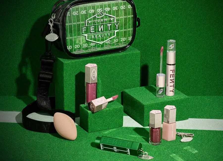 Rihanna Dropped a Football-Inspired Makeup Collection Just in Time
