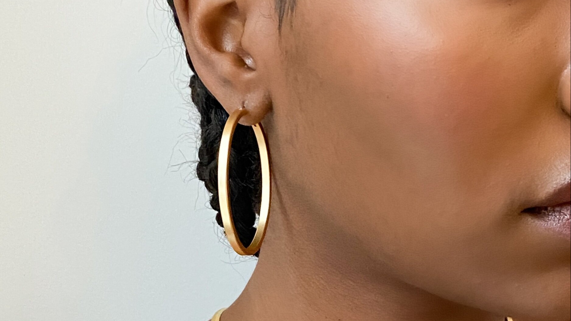 black owned hoop earrings