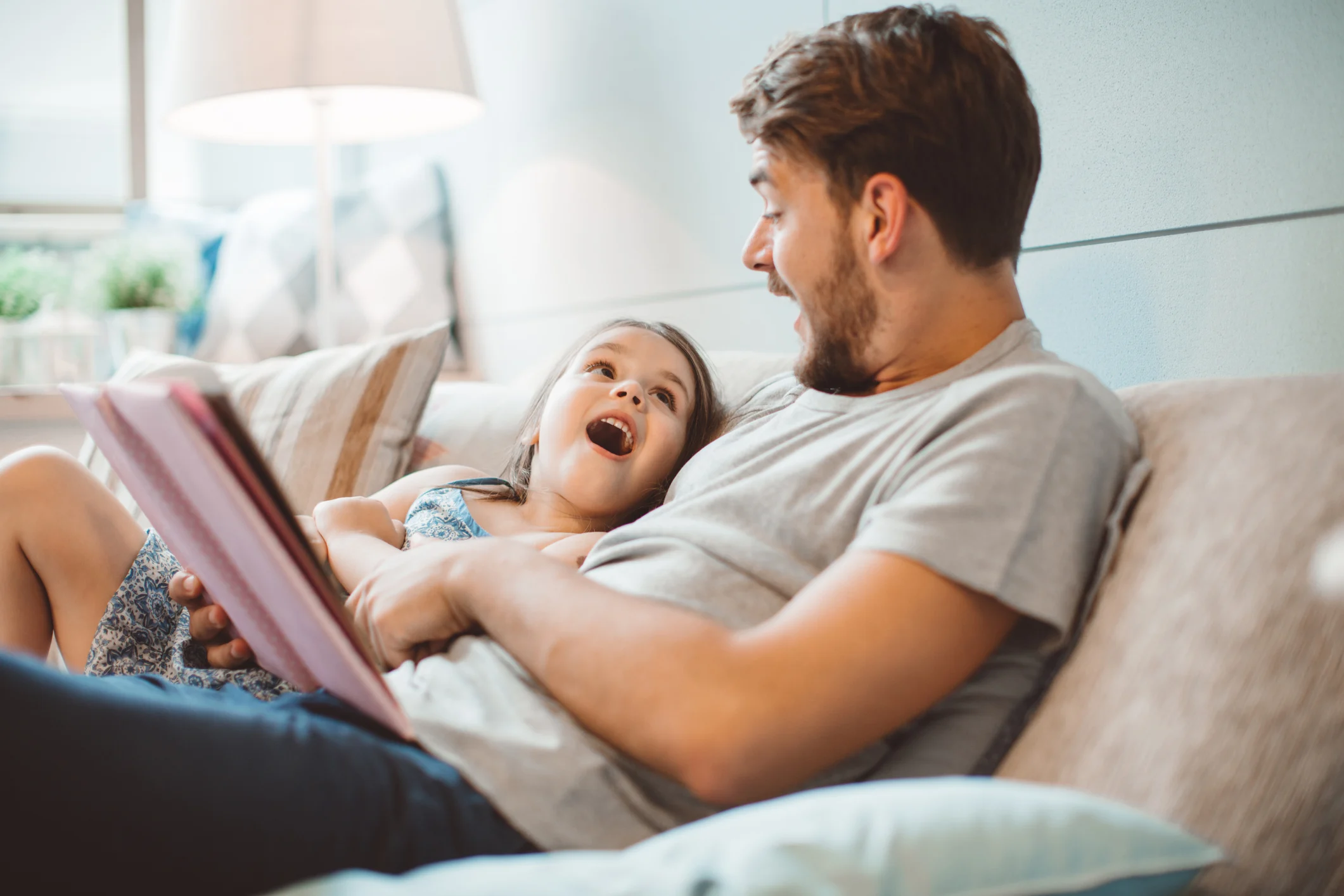 dad and daughter