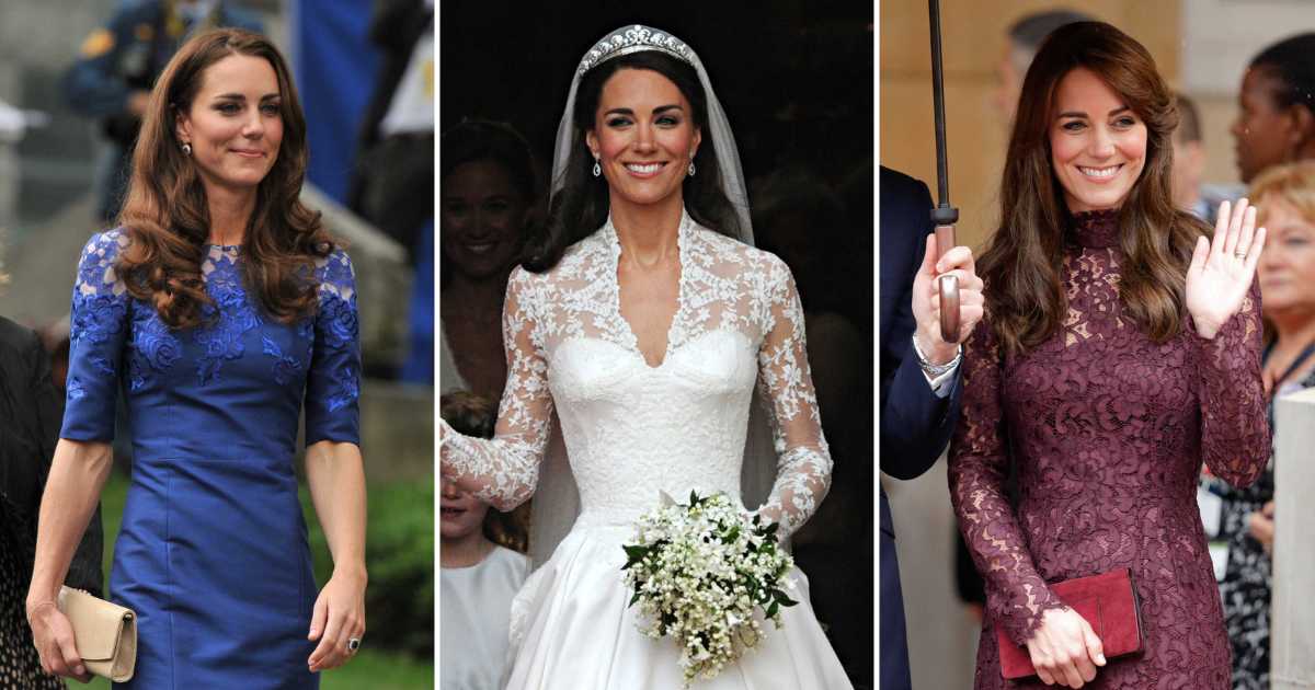 All the Times Kate Middleton Looked Lovely in Lace