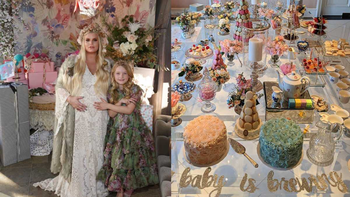 Jessica Simpson shares 'Birdie's Nest' baby shower pics and maybe