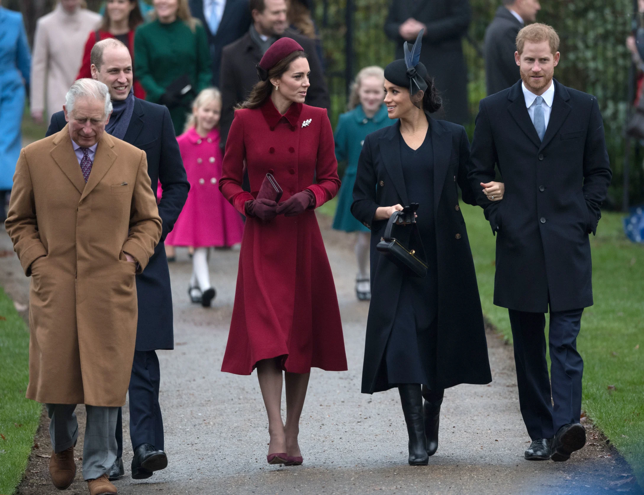 prince charles and kate middleton and prince william and meghan markle and prince harry