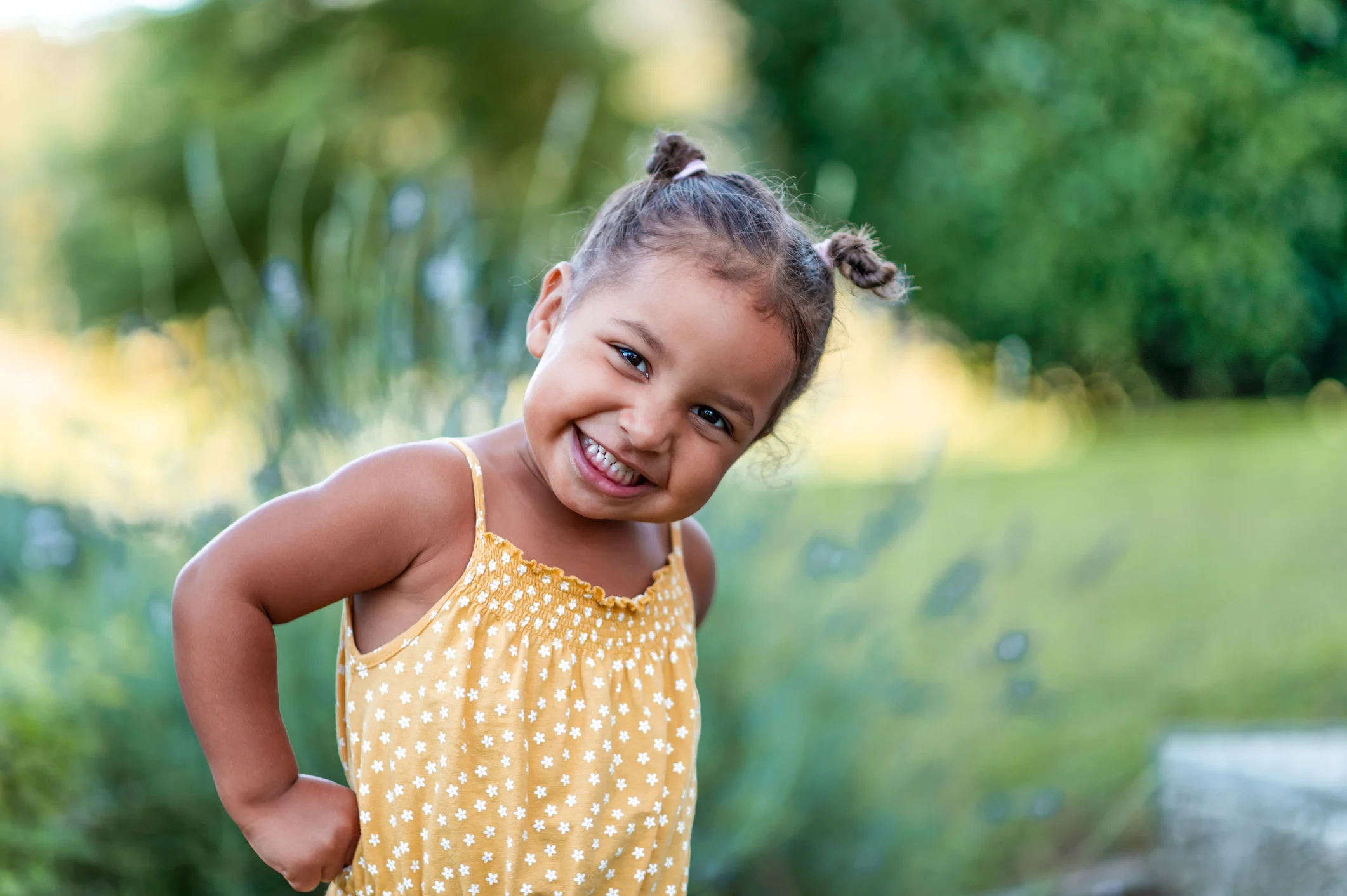 black toddler girl