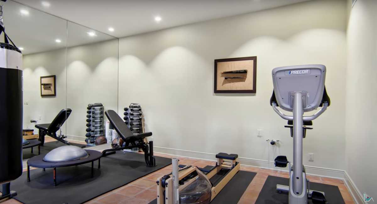 Private home gym Private home gym