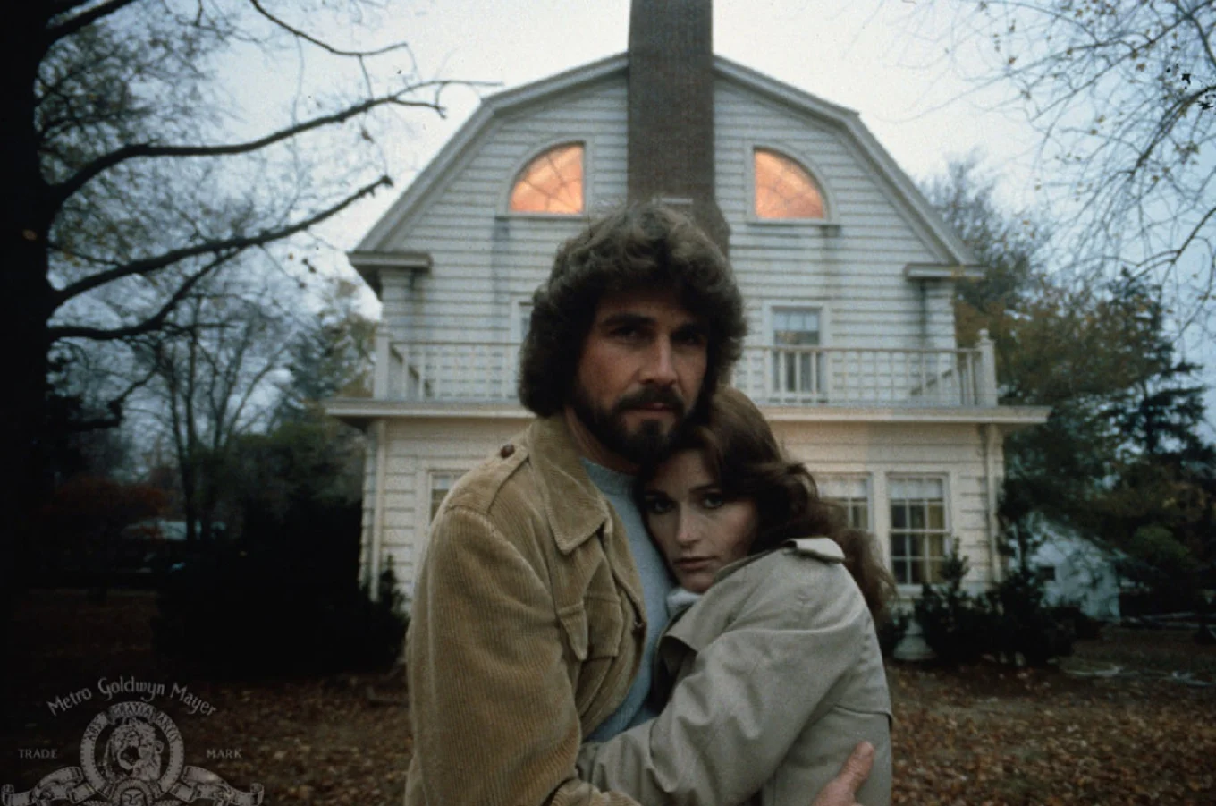 James Brolin and Margot Kidder in The Amityville Horror (1979)