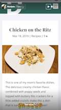 Chicken On the Ritz