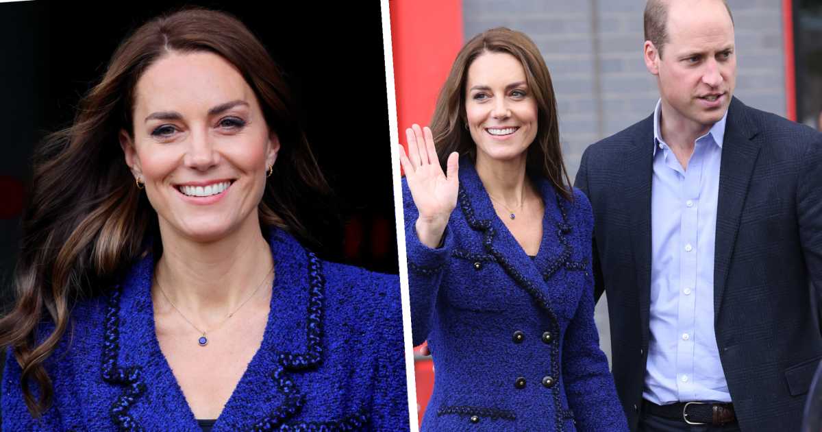 Kate Middleton Has Another Eye-Catching Fashion Moment in Royal Blue  Vintage Chanel Blazer