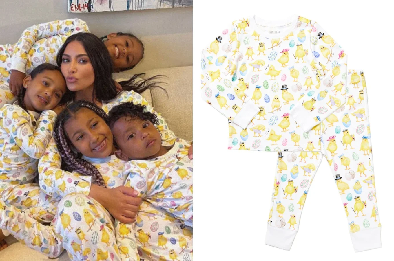 Kardashian Family Easter Pajamas