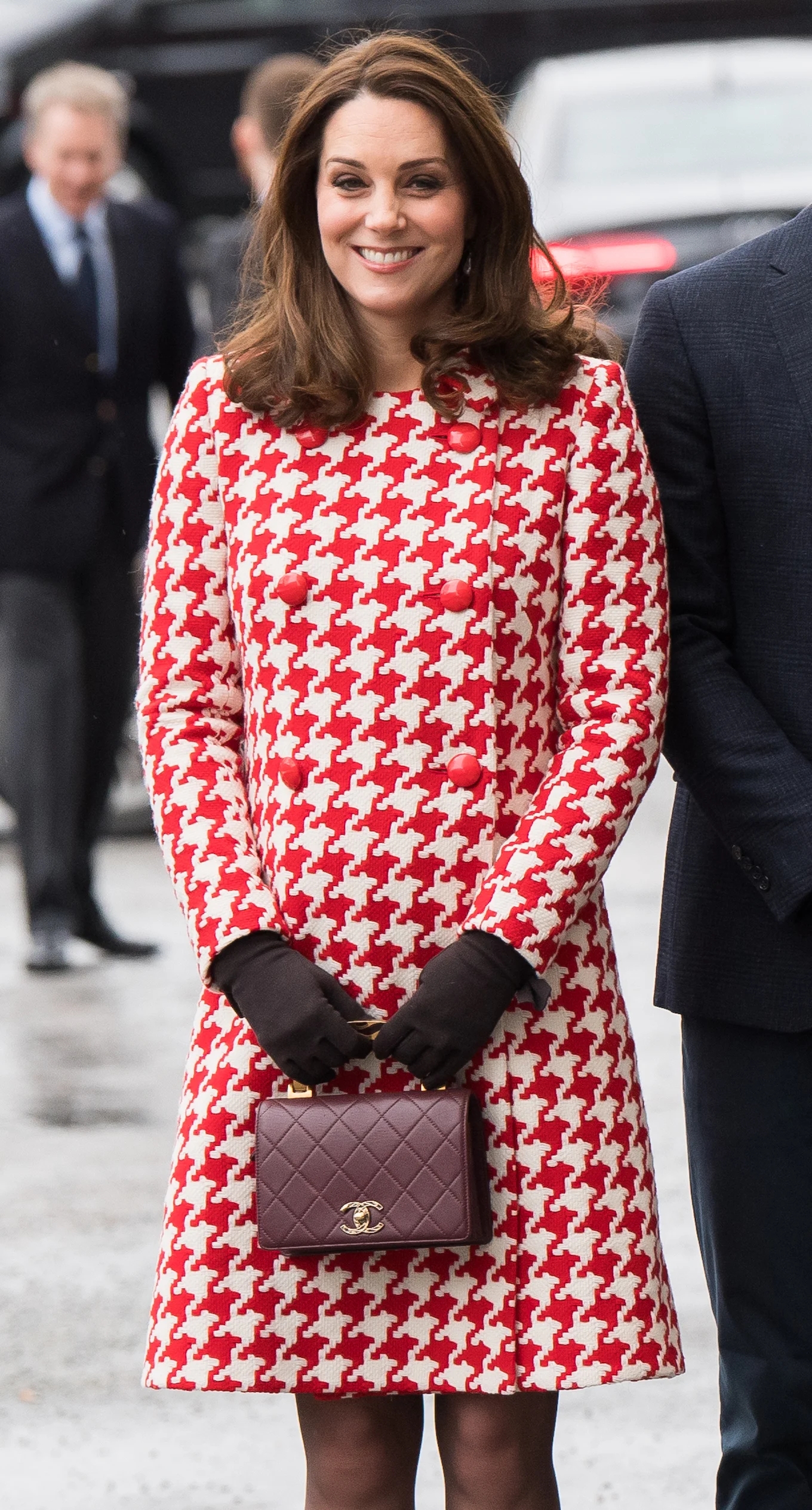 Kate Middleton houndstooth coat