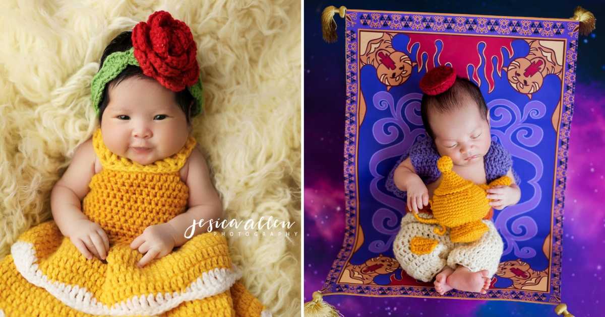Mom Crochets Tiny Outfits To Dress Newborns as Disney Characters & It's  Cuteness Overload